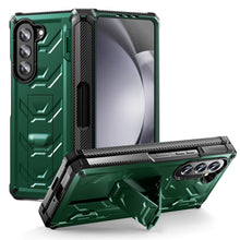 Load image into Gallery viewer, Double-Cover Mecha all-inclusive Rugged Phone Case For Samsung Galaxy Z Fold5 Fold4 Fold3 5G - Mycasety Mycasety
