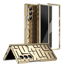 Load image into Gallery viewer, Trend Design Phantom Plating Hinge Protection Phone Case With Screen Film For Galaxy Z Fold 7/6/5/4/3