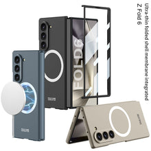 Cargar imagen en el visor de la galería, Magnetic Ring Holder Shockproof Phone Case With Screen Protector For Galaxy Z Fold 6/5/4/3