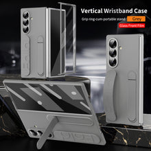 Load image into Gallery viewer, Shockproof Phone Case With Wristband Bracket Back For Galaxy Z Fold 7/6/5/4 With Screen Glass Protector