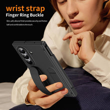 Load image into Gallery viewer, Hinge Pen Box Shockproof Phone Case With Screen Protector & Wristband Holder For Galaxy Z Fold 7/6/5/4/3