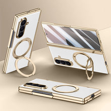 Load image into Gallery viewer, Magnetic Bracket Leather Phone Case With Back Screen Film For Galaxy Z Fold7