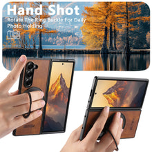 Load image into Gallery viewer, Leather Phone Case With Magnetic Bracket For Galaxy Z Fold 7/6/5