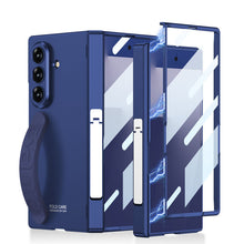 Load image into Gallery viewer, Magnetic Hinge Hidden Bracket All-included Phone Case With Wristband For Galaxy Z Fold 7