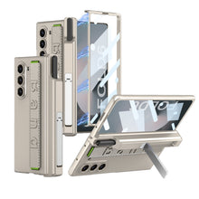 Load image into Gallery viewer, Magnetic Hinge All-included Case With Pen Box & Wristband For Galaxy Z Fold 7/6/5