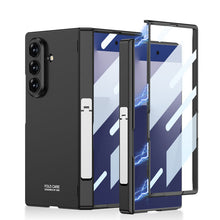 Load image into Gallery viewer, Business-style Magnetic Hinge Bracket Phone Case With Back Screen Film For Galaxy Z Fold 7