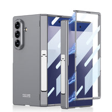 Load image into Gallery viewer, Business-style Magnetic Hinge Bracket Phone Case With Back Screen Film For Galaxy Z Fold 7