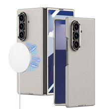 Load image into Gallery viewer, Magnetic Magsafe Leather Phone Case With Back Screen Glass For Galaxy Z Fold 7