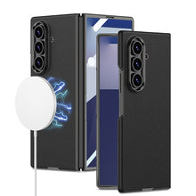 Load image into Gallery viewer, Magnetic Magsafe Leather Phone Case With Back Screen Glass For Galaxy Z Fold 7