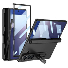 Load image into Gallery viewer, Magnetic Hinge Pen Box Protective Phone Case With Back Screen Glass For Galaxy Z Fold 7/6/5/4/3