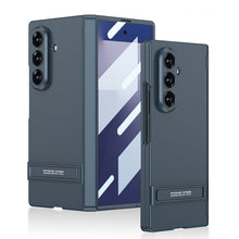 Load image into Gallery viewer, Business-style Bracket Magnetic Hinge Phone Case With Back Screen Film For Galaxy Z Fold 7