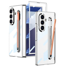 Load image into Gallery viewer, Magnetic Hinge Anti-fall Protective Clear Phone Case With Pen Tray Shell and Film For Galaxy Z Fold7