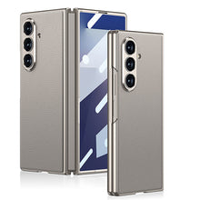 Load image into Gallery viewer, Leather Protective Phone Case With Back Screen Glass For Galaxy Z Fold7