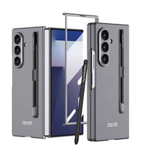 Load image into Gallery viewer, Business-style Pen Slot & Stylus Phone Case With Back Screen Protector For Galaxy Z Fold 7/6/5/4