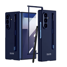 Load image into Gallery viewer, Business-style Pen Slot & Stylus Phone Case With Back Screen Protector For Galaxy Z Fold 7/6/5/4