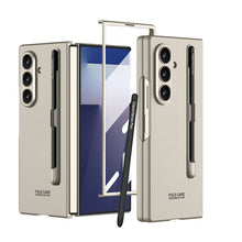 Load image into Gallery viewer, Business-style Pen Slot & Stylus Phone Case With Back Screen Protector For Galaxy Z Fold 7/6/5/4