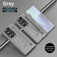 Load image into Gallery viewer, Armor Protective Frosted Phone Case With Pen Tray Shell and Film For Galaxy Z Fold 7/6