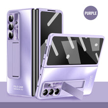 Load image into Gallery viewer, Business Electroplating Shockproof Phone Case With Screen Film & Stylus For Galaxy Z Fold 7/6/5/4/3