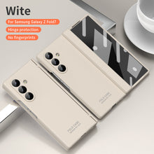 Load image into Gallery viewer, Frosted Silicone Hinge Protective Phone Case With Pen Slot & Stylus & Glass Film For Galaxy Z Fold Series