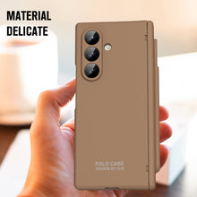 Load image into Gallery viewer, Frosted Silicone Hinge Protective Phone Case With Pen Slot & Stylus & Glass Film For Galaxy Z Fold Series