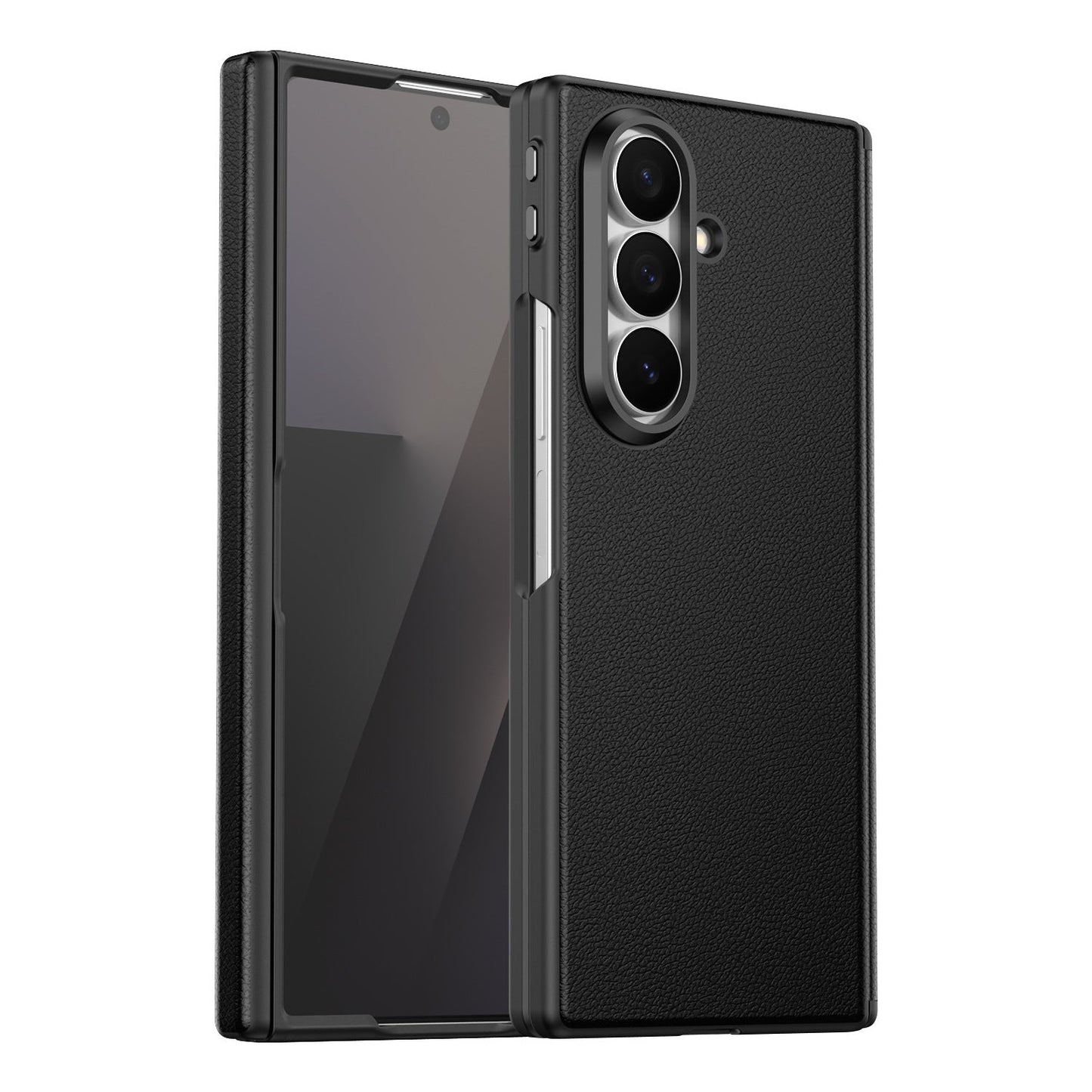 Leather Protective Intelligent Phone Case For Galaxy Z Fold