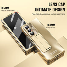 Load image into Gallery viewer, Business Electroplating Shockproof Phone Case With Screen Film & Stylus For Galaxy Z Fold 7/6/5/4/3