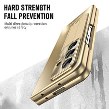 Load image into Gallery viewer, Business Electroplating Shockproof Phone Case With Screen Film & Stylus For Galaxy Z Fold 7/6/5/4/3