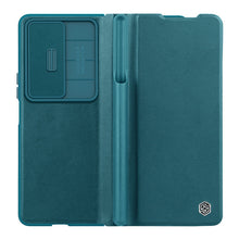 Load image into Gallery viewer, Luxurious Leather Cover Shockproof Phone Case Lens Protector & Pen Slot For Galaxy Z Fold 6/5/4