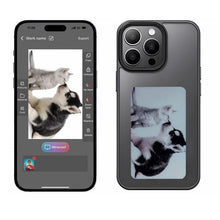 Cargar imagen en el visor de la galería, New Smart DIY Digital E Ink Screen Nfc Phone Case For IPhone 15 14