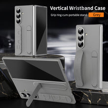 Load image into Gallery viewer, Shockproof Phone Case With Wristband Bracket Back For Galaxy Z Fold 7/6/5/4 With Screen Glass Protector