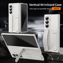 Load image into Gallery viewer, Shockproof Phone Case With Wristband Bracket Back For Galaxy Z Fold 7/6/5/4 With Screen Glass Protector