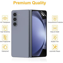 Load image into Gallery viewer, TPU Screen Protector For Galaxy Z Fold5 Fold4 With Alignment Tool Touch Smooth Auto-Repair Front Film and Inside Film