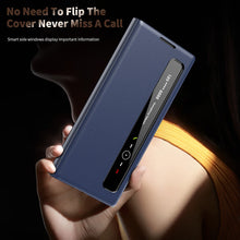 Load image into Gallery viewer, Business Smart Side Window Leather Phone Case For Galaxy Z Fold Series