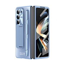 Load image into Gallery viewer, Ultra-thin Electroplated Galaxy Z Fold5 Case with Front Screen Protector Pen Slot Free Stylus & Kick-stand - mycasety2023 Mycasety