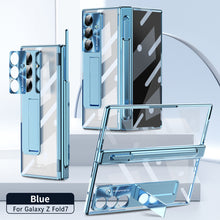 Load image into Gallery viewer, Magnetic Hinge Plating Case For Galaxy Z Fold 7/6/5/4/3 With Double Hinge Protector