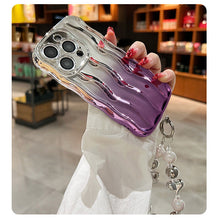 Carregar imagem no visualizador da galeria, Gradient Pattern Electroplating Fashionable iPhone Case