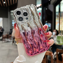 Carregar imagem no visualizador da galeria, Gradient Pattern Electroplating Fashionable iPhone Case