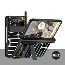 Load image into Gallery viewer, Popular Google Pixel Fold Case with Dual Hinge Protective Screen Protector and Hidden Kickstand Pen Holder Stylus - mycasety2023 Mycasety