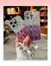 Carregar imagem no visualizador da galeria, Gradient Pattern Electroplating Fashionable iPhone Case