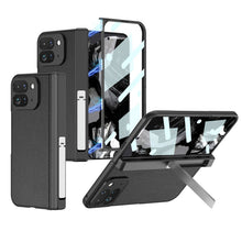Load image into Gallery viewer, Magnetic Luxury Leather All-inclusive Invisible Bracket Phone Case For Google Pixel 9 Pro Fold