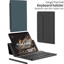 Load image into Gallery viewer, Google Pixel Fold Keyboard Holster Case WIth Pen Slot Stylus - Mycasety Mycasety