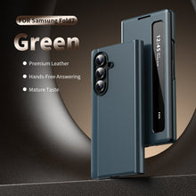 Load image into Gallery viewer, Business Smart Side Window Leather Phone Case For Galaxy Z Fold Series