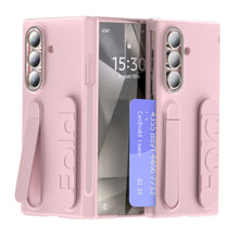 Load image into Gallery viewer, Business Wristband Bracket Hinge Protective Phone Case With Glass Film & Card Holder For Galaxy Z Fold 7/6/5/4