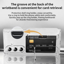 Load image into Gallery viewer, Business Wristband Bracket Hinge Protective Phone Case With Glass Film & Card Holder For Galaxy Z Fold 7/6/5/4