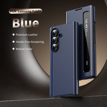 Load image into Gallery viewer, Business Smart Side Window Leather Phone Case For Galaxy Z Fold Series