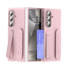 Load image into Gallery viewer, Shockproof Wristband Bracket Phone Case With Glass Film & Card Holder For Galaxy Z Fold 7/6/5/4