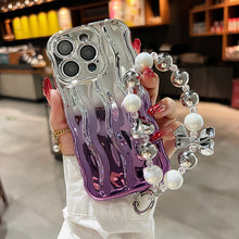 Carregar imagem no visualizador da galeria, Gradient Pattern Electroplating Fashionable iPhone Case