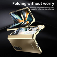 Load image into Gallery viewer, Electroplating All-inclusive Drop-proof Galaxy Z Fold5 Fold4 Case with Screen Protector - Mycasety Mycasety