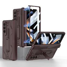 Load image into Gallery viewer, Magnetic Armor All-included Hinge Holder Case With Back Screen Protector For Samsung Galaxy Z Fold5 Fold4 Fold3 - mycasety2023 Mycasety