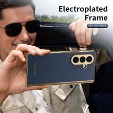 Load image into Gallery viewer, Business Golden Plating Protective Phone Case For Galaxy Z Fold Series